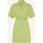 Olivgrüne Kurzärmelige SANDRO Taillierte Kleider aus Polyester für Damen Größe XS 