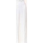 Weiße SANDRO Bundfaltenhosen mit Reißverschluss aus Baumwolle für Damen Größe XS 
