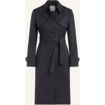 Dunkelblaue SANDRO Trenchcoats aus Wolle für Damen Größe S für den für den Winter 