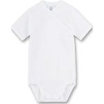 Weiße Halblangärmelige Sanetta Bio Kinderbodys für Babys Größe 62 1-teilig 