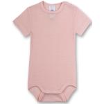 Reduzierte Pinke Kurzärmelige Sanetta Kinderkurzarmbodys aus Wolle maschinenwaschbar für Mädchen Größe 104 