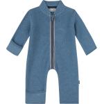 Unifarbene Sanetta Bio Stehkragen Fleece-Overalls für Kinder mit Reißverschluss aus Fleece für Babys Größe 68 