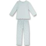 Blaue Blumenmuster Sanetta Kinderschlafanzüge & Kinderpyjamas mit Glitzer für Jungen Größe 116 