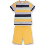 Peachfarbene Unifarbene Sanetta Kinderschlafanzüge & Kinderpyjamas aus Jersey für Jungen Größe 116 
