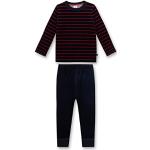 Blaue Sanetta Bio Kinderschlafanzüge & Kinderpyjamas aus Nicki für Jungen Größe 116 