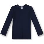 Blaue Langärmelige Sanetta Bio langarm Unterhemden für Kinder für Jungen Größe 152 1-teilig 