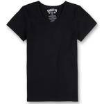 Schwarze Halblangärmelige Sanetta Bio Kinderunterhemden für Jungen Größe 152 1-teilig 