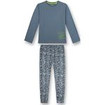 Blaue Camouflage Sanetta Bio Lange Kinderschlafanzüge für Jungen Größe 128 