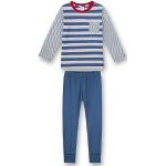 Reduzierte Blaue Sanetta Bio Lange Kinderschlafanzüge für Jungen Größe 116 