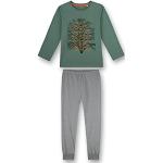 Grüne Sanetta Lange Kinderschlafanzüge aus Jersey für Jungen Größe 176 