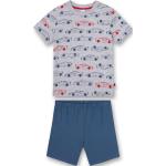 Blaue Sanetta Kurze Kinderschlafanzüge für Jungen Größe 140 2-teilig 