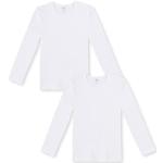 Weiße Langärmelige Sanetta Bio langarm Unterhemden für Kinder für Jungen 