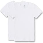Weiße Sanetta Bio Kinderunterhemden für Jungen 