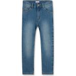 Reduzierte Blaue Sanetta 5-Pocket Jeans für Kinder mit Reißverschluss aus Baumwolle für Jungen Größe 104 