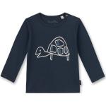 Reduzierte Dunkelblaue Langärmelige Sanetta Bio Rundhals-Ausschnitt Printed Shirts für Kinder & Druck-Shirts für Kinder aus Baumwolle Größe 86 