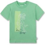 Reduzierte Grüne Sanetta Bio Rundhals-Ausschnitt Printed Shirts für Kinder & Druck-Shirts für Kinder aus Baumwolle für Jungen Größe 92 