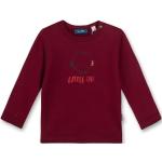 Reduzierte Bordeauxrote Bestickte Sanetta Rundhals-Ausschnitt Kindersweatshirts aus Baumwolle Größe 86 