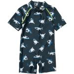 Marineblaue Sanetta Sportbadeanzüge & Schwimmanzüge für Kinder aus Polyester Größe 128 