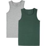 Grüne Sanetta Kinderunterhemden aus Baumwollmischung für Jungen Größe 128 2-teilig 