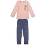 Reduzierte Rosa Motiv Sanetta Emoji Smiley Bio Kinderschlafanzüge & Kinderpyjamas aus Jersey für Mädchen Größe 116 