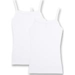 Reduzierte Weiße Sanetta Bio Kinderunterhemden für Mädchen Größe 140 2-teilig 