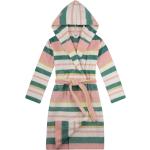 Reduzierte Rosa Gestreifte Sanetta Kinderbademäntel mit Kapuze aus Baumwolle für Mädchen Größe 176 