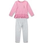 Sanetta Mädchen-Schlafanzug lang Rosa | Hochwertiger und bequemer Schlafanzug aus Bio-Baumwolle für Mädchen. Pyjamaset für Mädchen 140