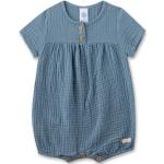 Blaue Sanetta Fleece-Overalls für Kinder aus Baumwolle Größe 56 für den für den Sommer 