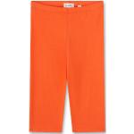 Orange Sanetta Bio Capri-Leggings für Kinder aus Baumwolle Größe 92 
