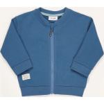 Blaue Sanetta Kindersweatjacken mit Reißverschluss aus Baumwolle Größe 74 