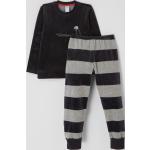 Reduzierte Gestreifte Sanetta Lange Kinderschlafanzüge aus Baumwollmischung für Jungen Größe 128 