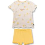 Reduzierte Beige Blumenmuster Sanetta Bio Kinderschlafanzüge & Kinderpyjamas aus Baumwolle für Mädchen Größe 92 
