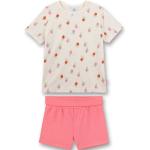 Reduzierte Cremefarbene Sanetta Bio Kinderschlafanzüge & Kinderpyjamas aus Baumwolle für Mädchen Größe 74 