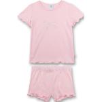 Reduzierte Pinke Unifarbene Sanetta Bio Kinderschlafanzüge & Kinderpyjamas aus Baumwolle für Mädchen Größe 104 