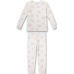 Beige Kinderschlafanzüge & Kinderpyjamas für Mädchen Größe 116 