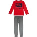 Sanetta Schlafanzug, Baumwolle, 2-teilig, für Kinder, rot, 152