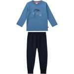 Sanetta Schlafanzug, Motiv, Gummibund, für Kinder, blau, 98
