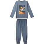 Blaue Sanetta Kinderschlafanzüge & Kinderpyjamas Größe 152 