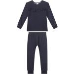 Sanetta Schlafanzug, Rüschen, Rundhals, für Kinder, blau, 104