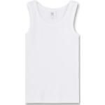 Weiße Sanetta Bio Kinderunterhemden für Jungen Größe 140 1-teilig 