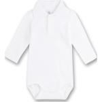 Weiße Kurzärmelige Sanetta Bio Kinderlangarmbodys für Babys Größe 92 