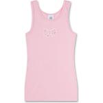 Reduzierte Pinke Unifarbene Sanetta Bio Rundhals-Ausschnitt Kinderunterhemden aus Baumwolle für Mädchen Größe 104 