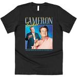 Sanfran Clothing Cam Tucker Hommage Lustige Moderne TV-Show Retro 90er Jahre Mitch Phil Dunphy T-Shirt, Schwarz , XL