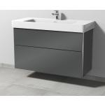 Anthrazitfarbene Sanipa 3way Rechteckige Handwaschbecken & Gäste-WC-Waschtische 