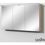 Sanipa Spiegelschränke beleuchtet Breite 100-150cm, Höhe 50-100cm, Tiefe 0-50cm 