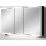 Silberne Moderne Sanipa Spiegelschränke aus Melamin LED beleuchtet Höhe 100-150cm 