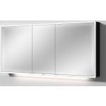 Reduzierte Silberne Moderne Sanipa Spiegelschränke matt aus Melamin LED beleuchtet Höhe 150-200cm 