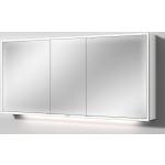 Reduzierte Silberne Moderne Sanipa Spiegelschränke aus Melamin LED beleuchtet Höhe 150-200cm 