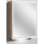 Hellbraune Moderne Sanipa Spiegelschränke aus Eiche LED beleuchtet Höhe 50-100cm 