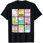 Schwarze SANRIO Hello Kitty T-Shirts für Herren Größe S 